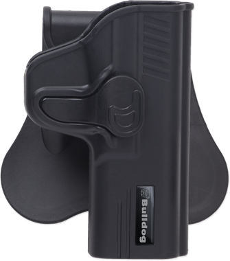 Bulldog RR92F Rapid ReleaseOWB Black Polymer Paddle Fits Beretta 92 Fits Taurus PT92 Right Hand