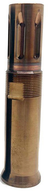OTTER CREEK 1/2X28 OTB FLASH HIDER RAW HEAT TRE