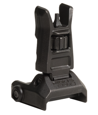 Magpul MAG275-BLK MBUS Pro Sight FrontQPQ Melonited Steel Construction AR Platform