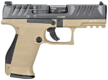 Walther Arms 2858444 PDP Compact Optic Ready 9mm Luger 4" 15+1 Black Steel Slide Performance Duty TexturedPolymer Grip