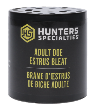 Hunters Specialties 00167 Adult Doe EstrusCan Call Doe Sounds Attracts Deer Black