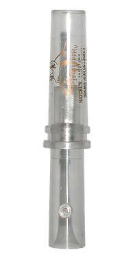 Haydel's Game Calls GHJ Government Hunter Baby Rabbit Open Call Double Reed Baby Cottontail/Jackrabbit Sounds Attracts Predators Clear Acrylic