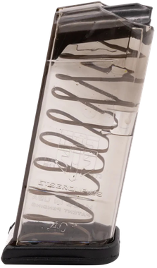 ETS Group GLK27 Pistol Mags9rd 40 S&W Compatible w/ Glock 27 Clear Polymer