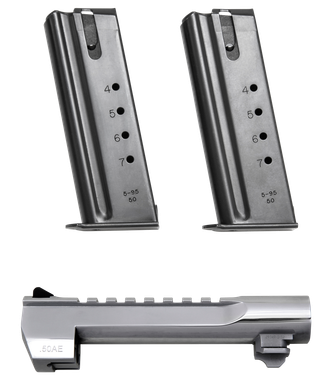 Magnum Research BMCP506PC Replacement Barrel Conversion Kit 50 AE Fits Desert Eagle Mark XIX 6" Chrome Polished Steel