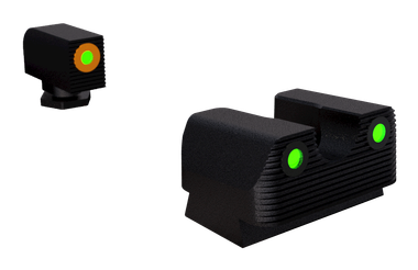 Rival Arms RA2A231G Night Sights for G42/G43/G48Green Tritium Orange Outline Front Sight-Green Tritium Black Outline Rear Sight