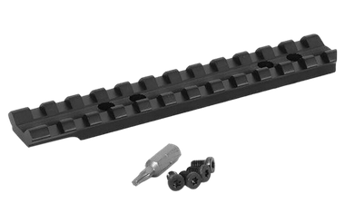Henry HEGW14PR Picatinny RailMatte Black Aluminum 5.09" Long Fits Henry H014 Long Ranger