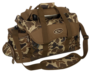 Drake Waterfowl DA2020016 Blind BagLarge 18 Pockets, Sunglass Pocket, Thermos Sleeve, Carry Handles/Adj. Strap