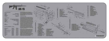 12"X36" AR-15 GREYTEKMAT ARMORERS BENCH MAT