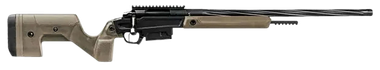 Stag Arms SABR02040001 Pursuit6.5 PRC 3+1 22" Threaded/Fluted Sporter, Black Barrel/Rec, Tan OEM Hybrid Hunter Stock, TriggerTech Trigger, 20 MOA Scope Mount