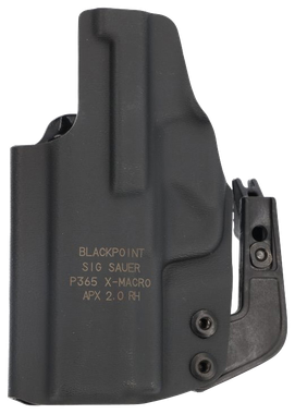 Sig Sauer 8901258 TacticalIWB Black Fits Sig P365-XMACRO Belt Clip Right Hand