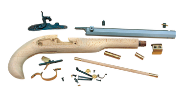 Traditions KPC50602 Kentucky Pistol Kit 50 Cal 10" Blued Sidelock Action