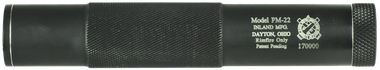 Hi-Point ILMPM22 PM-2222 Cal 1" Black Aluminum/Stainless Steel 1/2"x28
