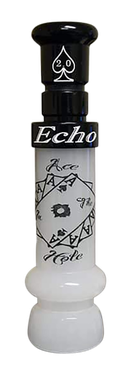 Echo Calls 90023 Ace in The HoleOpen Call Single Reed Mallard Sounds Attracts Ducks Black/Pearl Acrylic