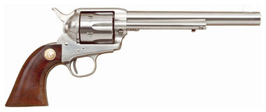 PW 7.5" FS STAINLESS WALNUT!CIMARRON P-MODEL 38SPL/357MAG