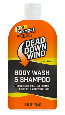 Dead Down Wind 121618 Shampoo/Body WashOdor Eliminator Unscented Scent 16 oz