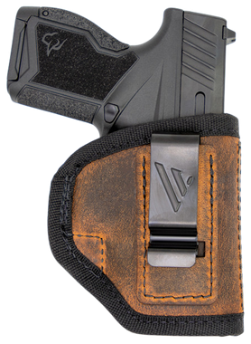 Versacarry RA2114 RangerIWB Size 04 Brown Leather Belt Clip
