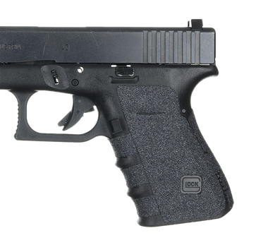 Talon Grips 110G Adhesive GripCompatible w/Glock 19/23/25/32/38 Gen4 w/No Backstrap, Black Textured Granulate