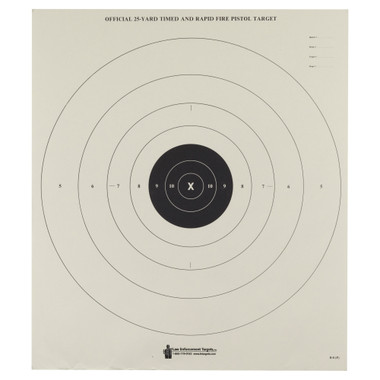 ACTION TGT BULLSEYE PAPER 100PK