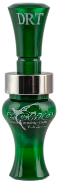 Echo Calls 79021 TimberDouble Reed Mallard Hen Sounds Attracts Ducks Green Pearl Acrylic