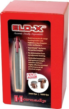 Hornady .308 inches 200gr Extremely Low Drag Expanding Boat Tail Bullets 100 Count