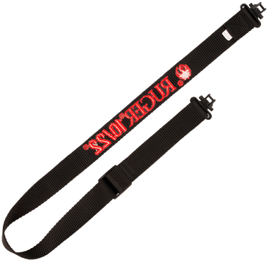 Ruger 27838 10/22Black/Red Webbing 22-40" OAL Adjustable Rifle