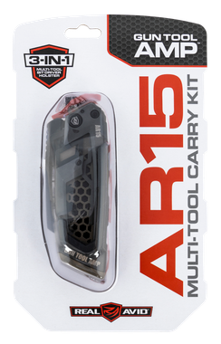 Real Avid AVGTAMPAR Gun Tool AMP-AR Gray/OD Steel Folding Multi-tool for AR-15