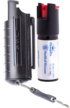 S&W Pepper Spray 1403 Pepper SprayOC Pepper Range 10 ft 0.50 oz Includes Case