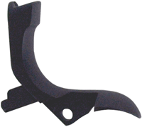 GOV'T BEAVERTAIL MATTE BLUEDWILSON GRIP SAFETY FOR 1911