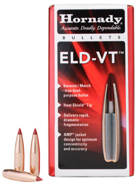HORN 22CAL .224 62GR ELD-VT 100/25