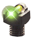 6-48 THREADS FIBER OPTIC GREENTRUGLO SIGHT STAR BRITE DELUXE