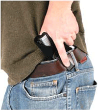 S&W J-FRAME & SIMILAR 2" BLACKBLACKHAWK INSIDE PANTS #08 LH