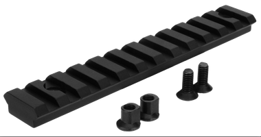TacFire MAR103 KeyMod Picatinny Rail 5 Inch 11 SlotsBlack
