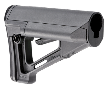 Magpul MAG470-GRY STR Carbine Stock Stealth Gray Synthetic for AR-15, M16, M4 with Mil-Spec Tube (Tube Not Included)