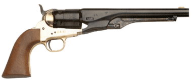 COLT ARMY 44 CAL 8" BRASS/WALTRADITIONS BP REVOLVER 1860