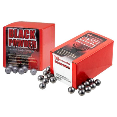 Hornady Lead Round Ball .44 cal .454" 100/ct