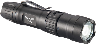 Pelican 7100 Tactical FlashlightBlack Anodized 33/348/695 Lumens White LED