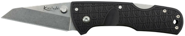 Cold Steel CS20KPL Kiridashi2.50" Folding Sheepsfoot Plain 4116 Stainless Steel Blade/Black Griv-Ex Handle Includes Pocket Clip