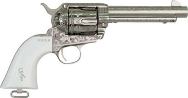 PW FS 4.75" ENGRAVED NICKELCIMARRON GEORGE PATTON V2 45LC