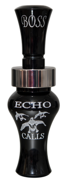 Echo Calls 80002 BossOpen Call Single Reed Mallard Sounds Attracts Ducks Black Acrylic
