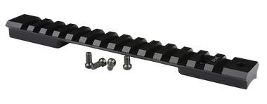 Warne 76T3M Mountain Tech Tactical Rail Black Anodized Aluminum TikkaT3/T3X Rifle Short Action, 0 MOA