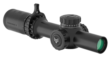 Swampfox Optics THK16241GB Tomahawk IIBlack 1-6x24mm 30mm Tube BDC Green Reticle