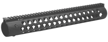 Troy Ind STRXAL115BT01 Alpha RailBlack Anodized Aluminum AR-15/M16 15" Long