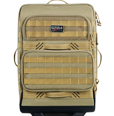 GPS Bags T2214RCT Tactical Operations Rolling Case Tan 1000D Polyester 2 Handguns