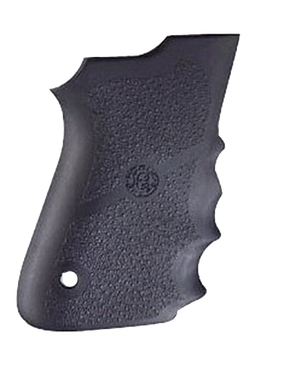 Hogue 69000 Rubber GripBlack Rubber with Finger Grooves for S&W 6906, Shorty 40, 4013 TSW