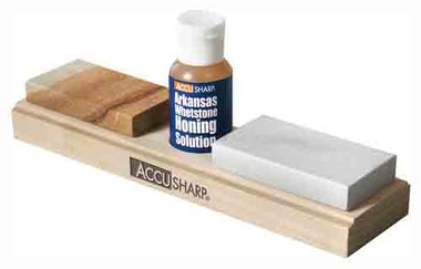 COMBO KNIFE SHARPENING KITACCUSHARP ARKANSAS WHETSTONE