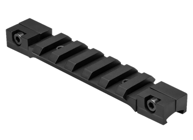NcStar MAD38PS 3/8 Dovetail to Picatinny AdapterBlack Anodized