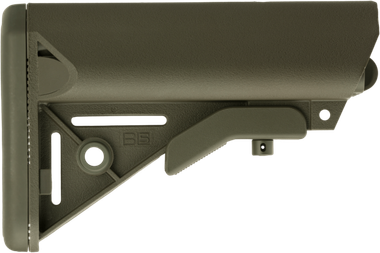 B5 Systems SOP1077 Enhanced SOPMOD Foliage Green Synthetic for AR-Platform with Mil-Spec Receiver Extension (Tube Not Included)