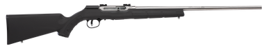Savage Arms 47216 A22 FSS Full Size 22 LR 10+1 22" Matte Sporter Barrel, Matte Drilled & Tapped Stainless Steel Receiver, Matte Black Fixed Synthetic Stock, Right Hand