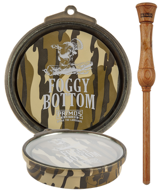 Primos PS2906 Foggy BottomFriction Call Attracts Turkeys Mossy Oak Original BottomLand Wood/Glass