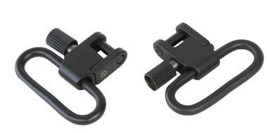 Deluxe Locking Swivel Set 1.25" Black